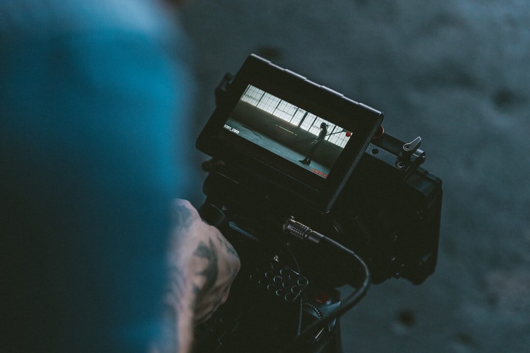 independent filmmaker editing video