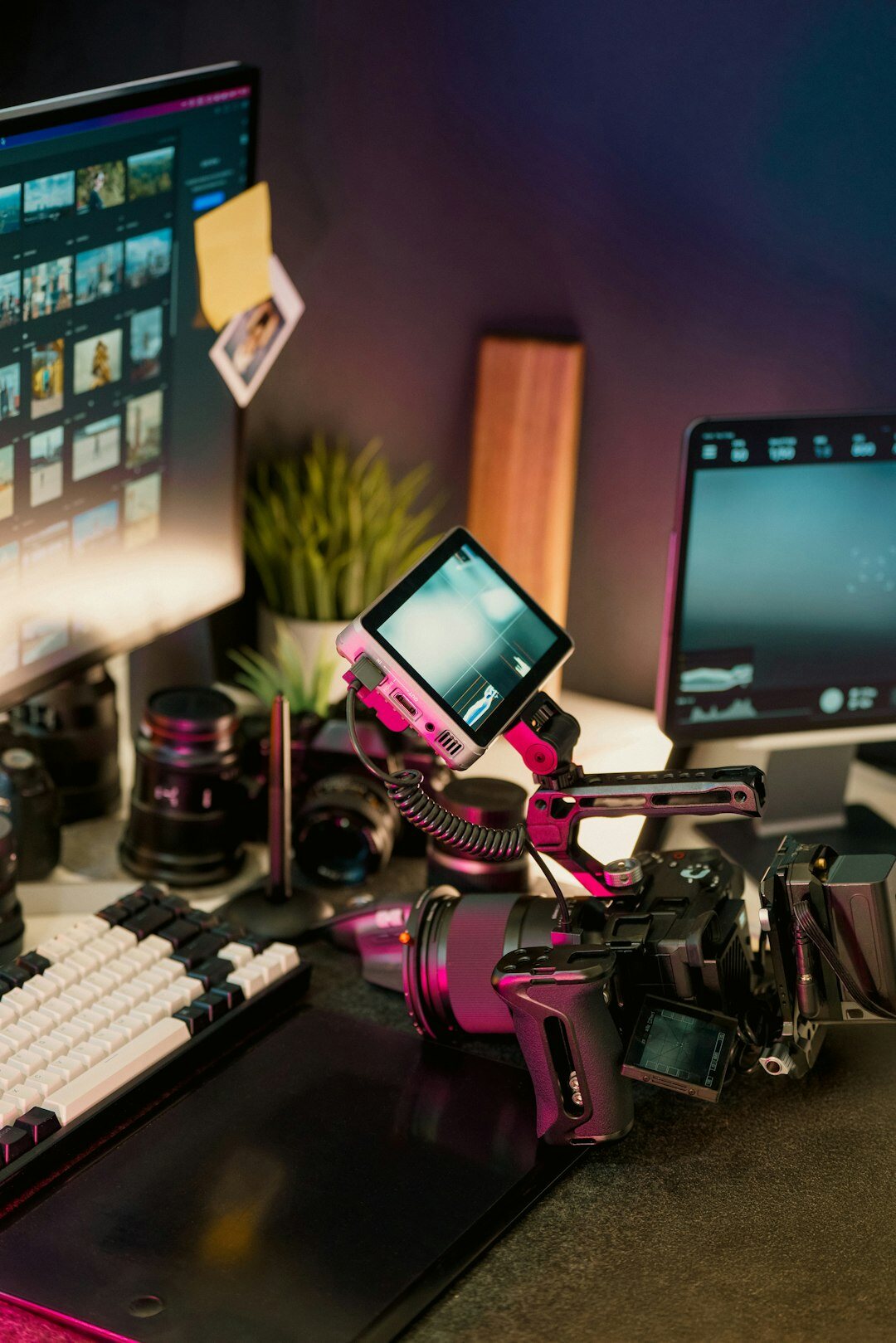 creative video editor workspace