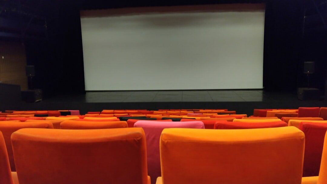 futuristic cinema screen